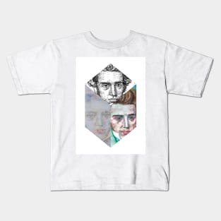 THREE TIMES SOREN KIERKEGAARD .2 Kids T-Shirt